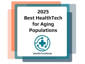 Best HealthTech for Aging Populations award badge