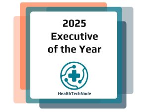2025 HealthTech Executive of the Year award badge