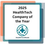 2025 HealthTech Company of the Year award badge