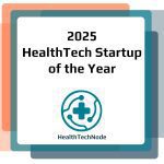2025 HealthTech Startup of the Year award badge