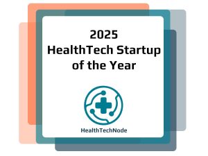 2025 HealthTech Startup of the Year award HealthTech Startup of the Year award badge