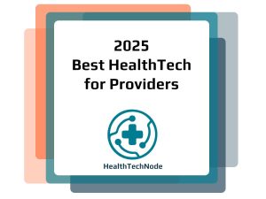 Best HealthTech for Providers award badge