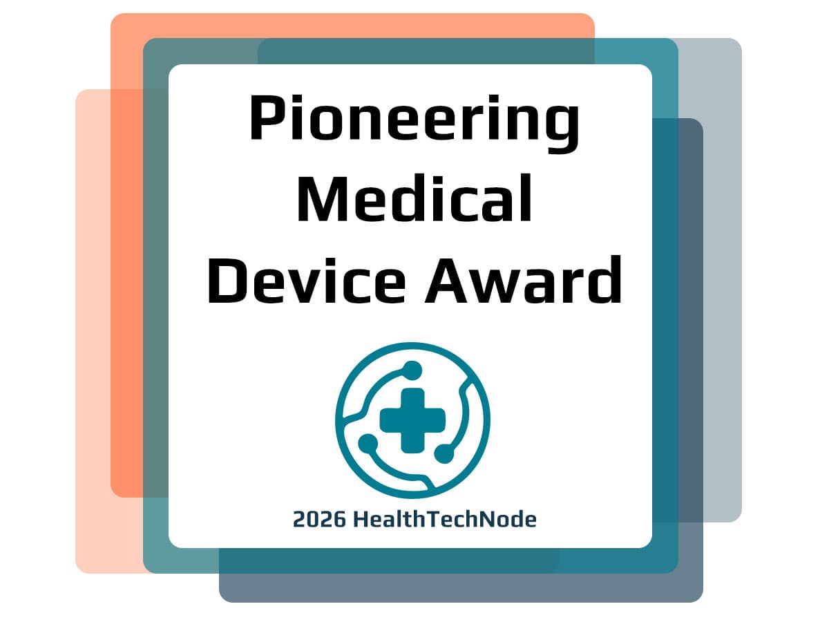 2026 Pioneering Medical Device Award badge