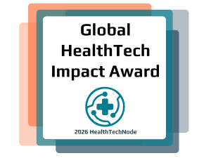 2026 Global Healthtech impact award badge