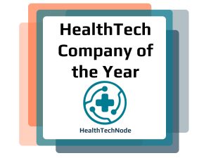 HealthTech Company of the year award HealthTech Company of the year award